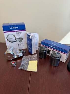 Culligan Faucet Mount Water Filter FM-100-C Chrome and 2 filters
